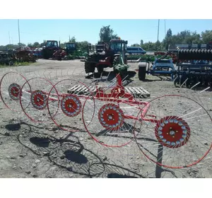 Сіноворушилка 4 колеса польська Сіноворушилка 4 колеса польська